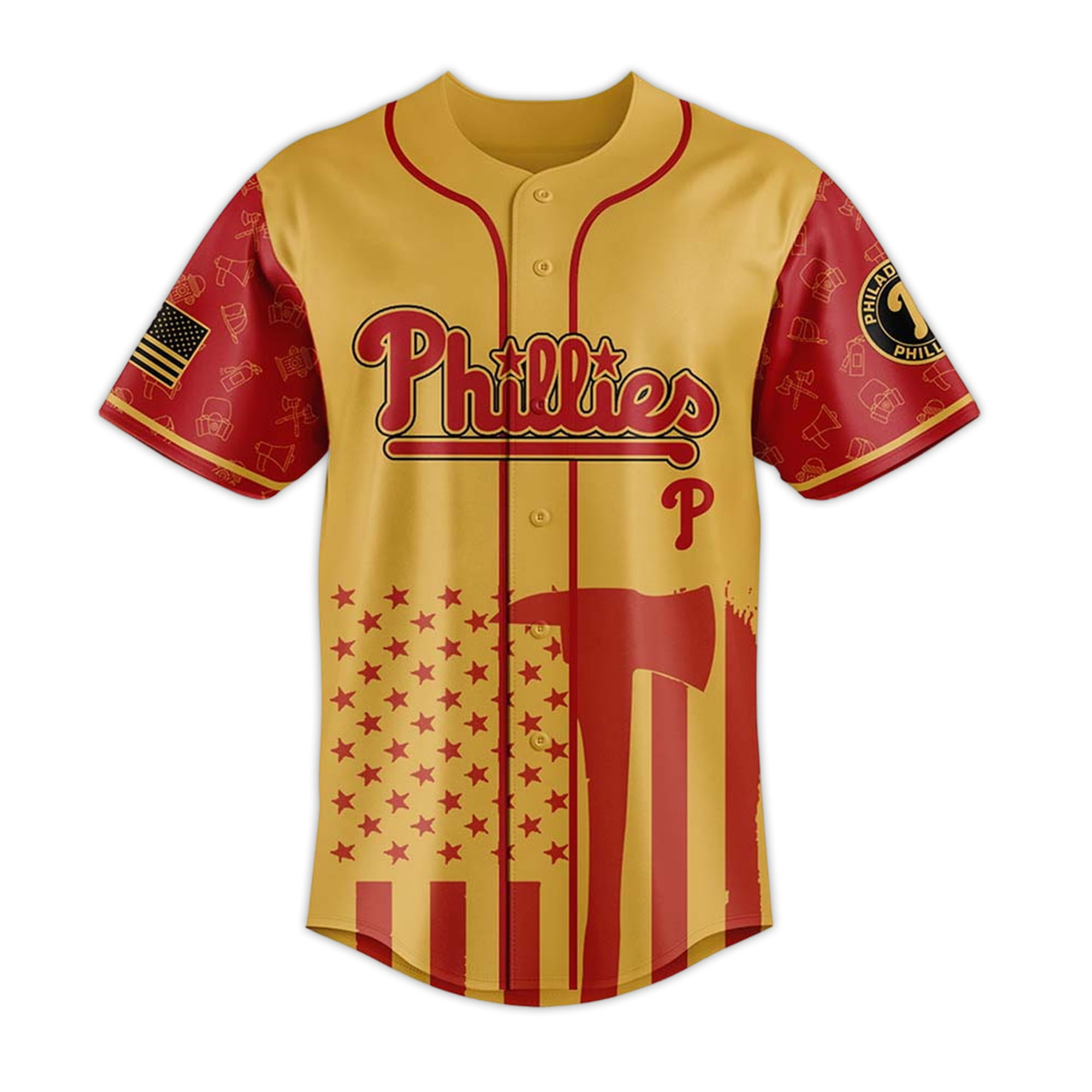 2026 Phillies Firefighter Appreciation Night Jersey 2 2026 Phillies Firefighter Appreciation Night Jersey (2)