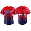 2026 Rangers Fur Family Pet Game Night Jersey 1