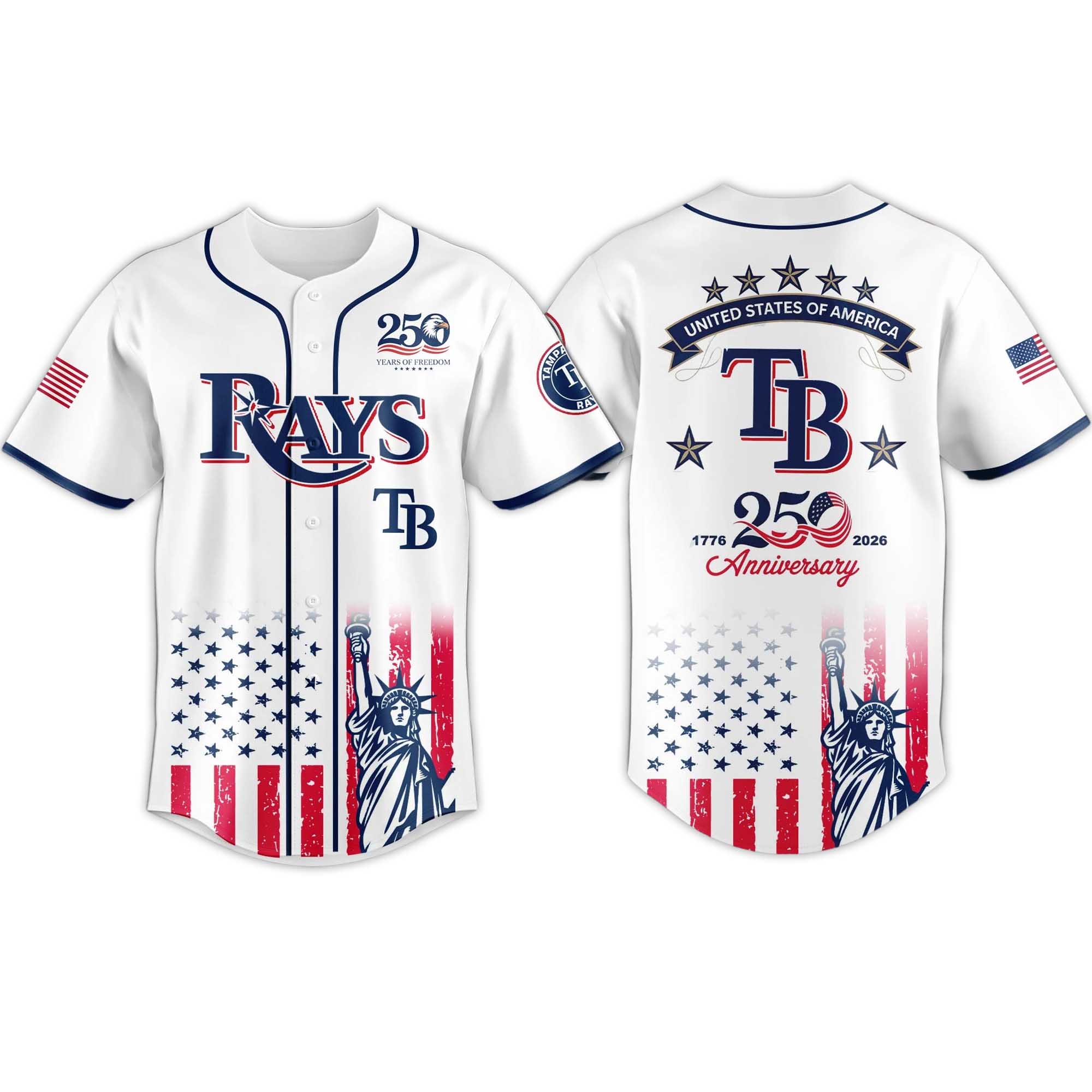 2026 Rays America’s 250th Anniversary Jersey 1 2026 Rays America's 250th Anniversary Jersey 1