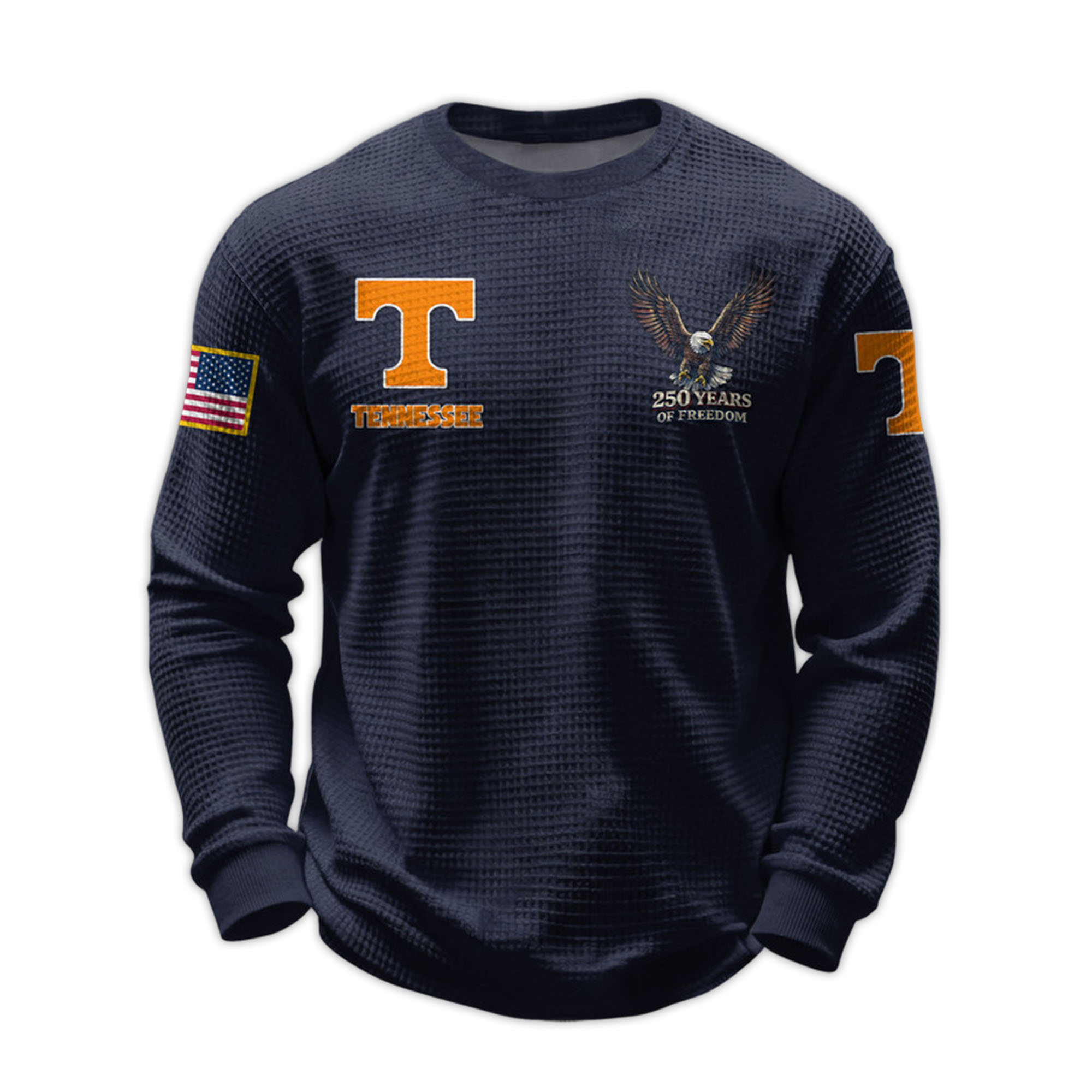 2026 Tennessee 250 Years Of Freedom Waffle Sweatshirt 5 2026 Tennessee 250 Years Of Freedom Waffle Sweatshirt 5