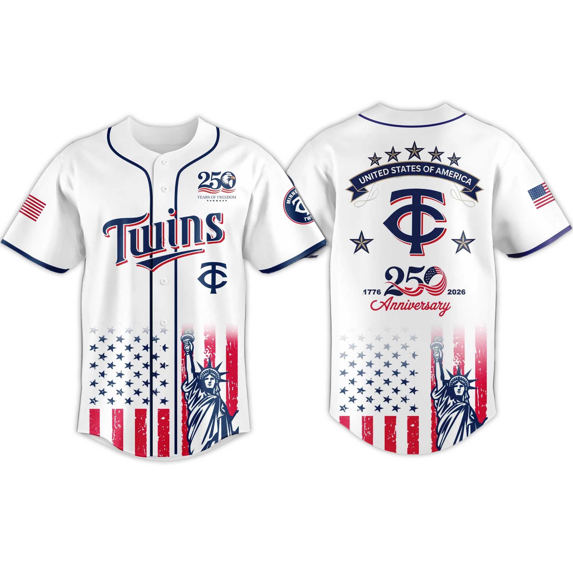 2026 Twins America’s 250th Anniversary Jersey 1 2026 Twins America's 250th Anniversary Jersey 1