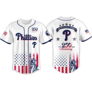 2026 Phillies America's 250th Anniversary Jersey 1