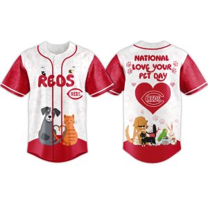 2026 Reds National Love Your Pet Day Jersey 1