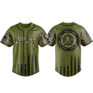 2026 Athletics Military Appreciation Night Jersey 1