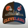Cleveland Browns x Indians Stadium Skyline Hat 3 Cleveland Browns x Indians Stadium Skyline Hat (2)