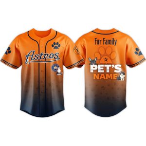 2026 Astros Fur Family Pet Game Night Jersey 1