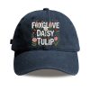 Foxglove Daisy Tulip Baseball Cap (2)