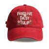 Foxglove Daisy Tulip Baseball Cap (3)