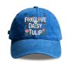 Foxglove Daisy Tulip Baseball Cap (5)