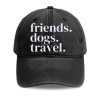 Friends Dogs Travel Hat (1)