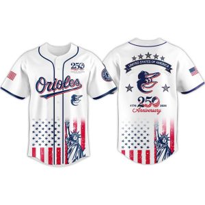 2026 Orioles America's 250th Anniversary Jersey 1