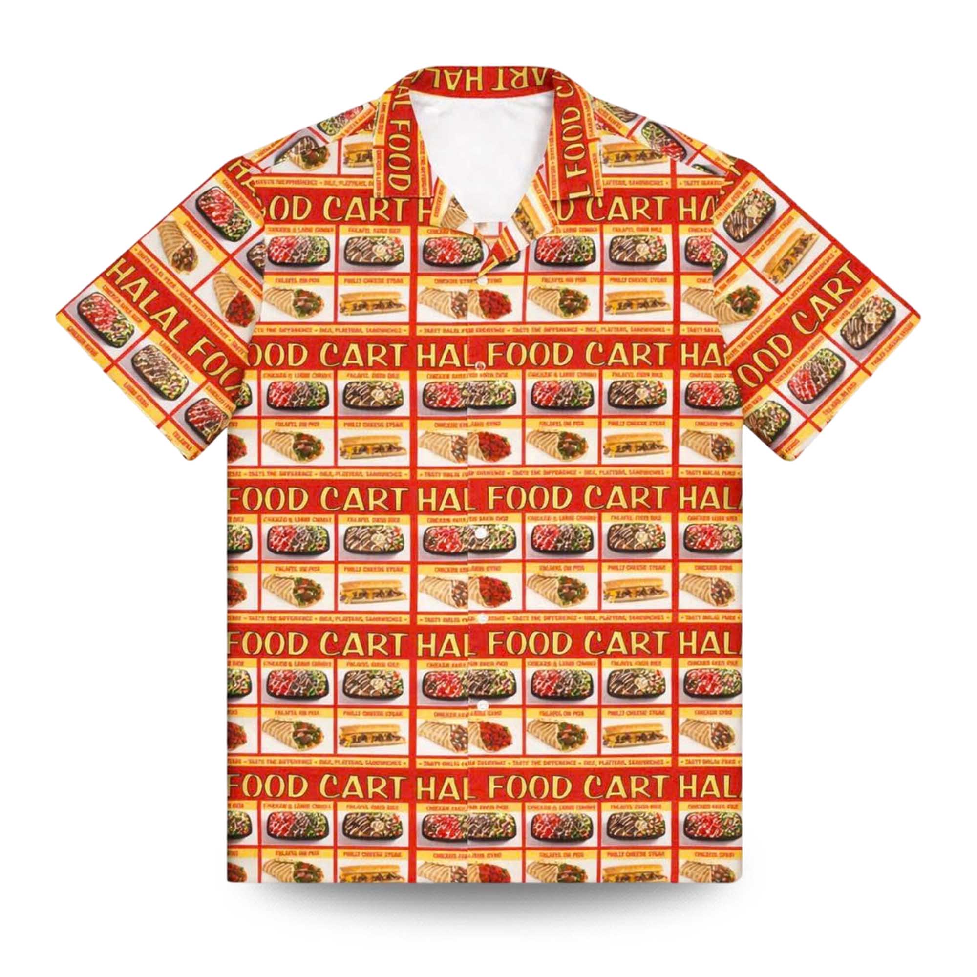 Halal Food Cart Menu Hawaiian Shirt Halal Food Cart Menu Hawaiian Shirt