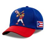 Hit A Baseball Puerto Rico Flag Hat