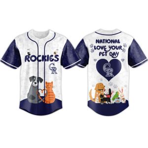 2026 Rockies National Love Your Pet Day Jersey 1