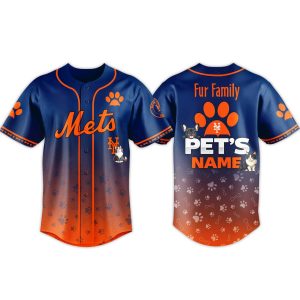 2026 Mets Fur Family Pet Game Night Jersey 1