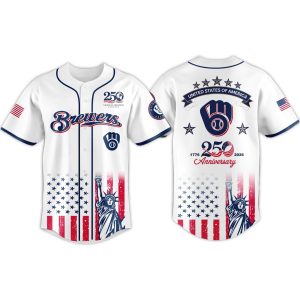 2026 Brewers America's 250th Anniversary Jersey 1