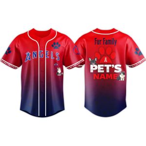 2026 Angels Fur Family Pet Game Night Jersey 1