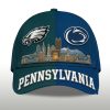 Pennsylvania Eagles x Penn State Nittany Lions Stadium Skyline Hat 3 Pennsylvania Eagles x Penn State Nittany Lions Stadium Skyline Hat (2)