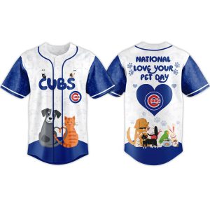 2026 Cubs National Love Your Pet Day Jersey 1