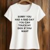 Sorry You Had A Bad Day You Can Touch My Dick If You Want Shirt (2)