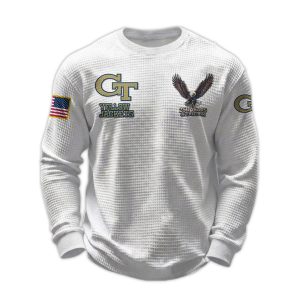 2026 Yellow Jackets 250 Years Of Freedom Waffle Sweatshirt 1