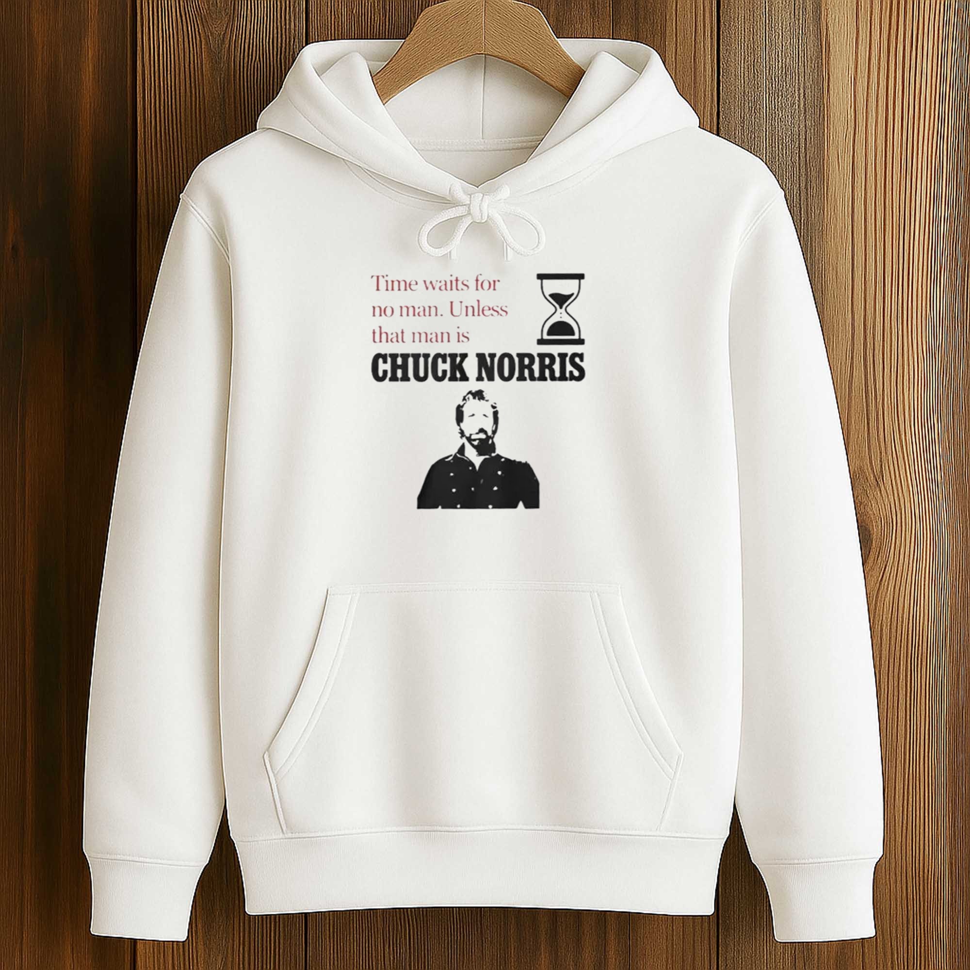 Time Waits For No Man Unless That Man Is Chuck Norris Shirt 4 Time Waits For No Man Unless That Man Is Chuck Norris Shirt (4)