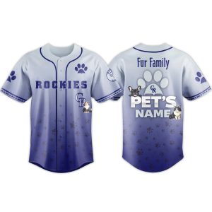 2026 Rockies Fur Family Pet Game Night Jersey 1
