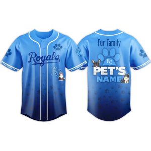 2026 Royals Fur Family Pet Game Night Jersey 1
