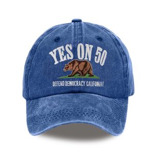 Yes On 50 Defend Democracy California Hat (1)