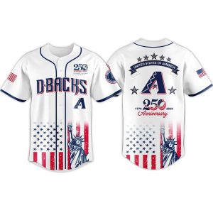 2026 Diamondbacks America's 250th Anniversary Jersey 1