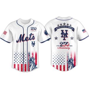 2026 Mets America's 250th Anniversary Jersey 1