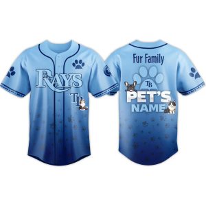 2026 Rays Fur Family Pet Game Night Jersey 1