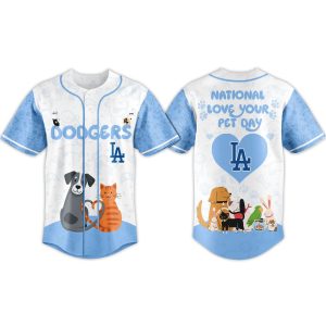 2026 Dodgers National Love Your Pet Day Jersey 1