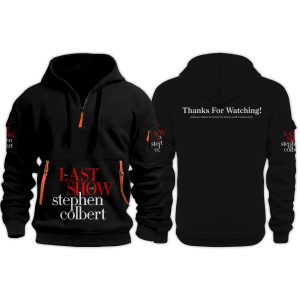 The Late Show with Stephen Colbert Quarter Zip Hoodie (1)