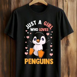 Just A Girl Who Loves Penguins Shirt (1)
