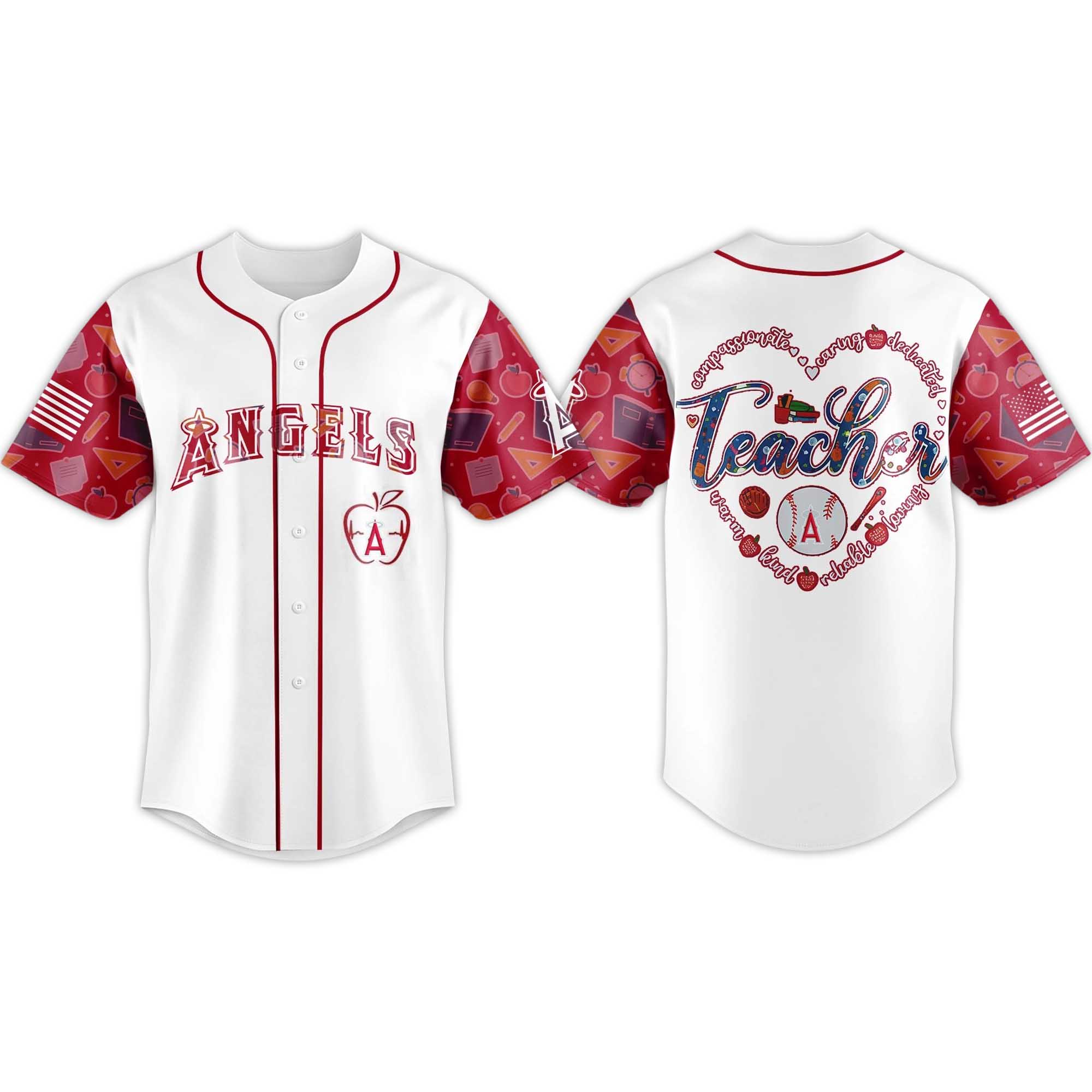 2026 Angels Teacher Appreciation Night Jersey 2026 Angels Teacher Appreciation Night Jersey