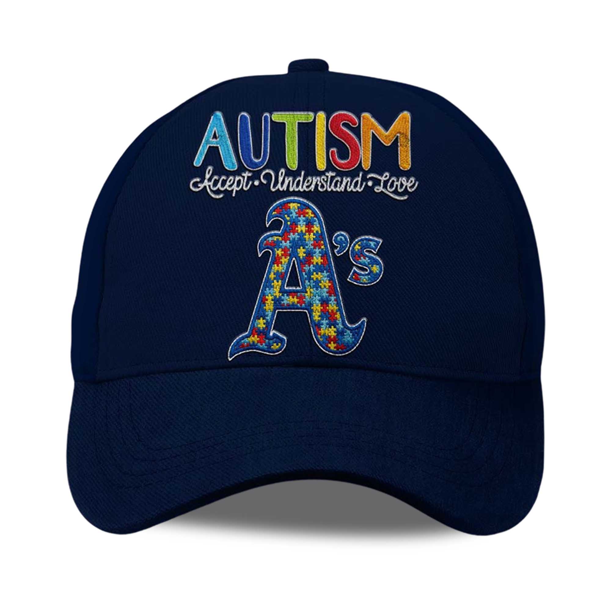 2026 Athletics Autism Accept Understand Love America Hat 2 2026 Athletics Autism Accept Understand Love America Hat 2
