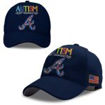 2026 Braves Autism Accept Understand Love America Hat