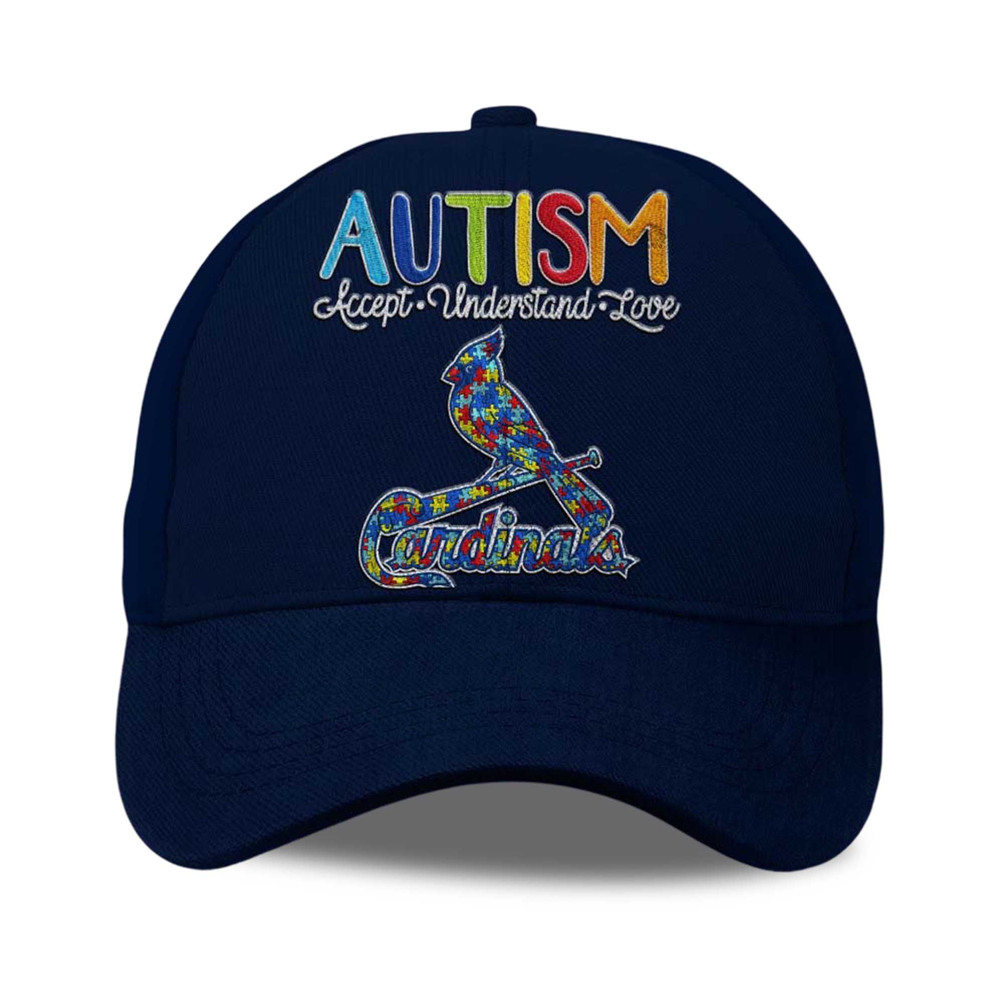 2026 Cardinals Autism Accept Understand Love America Hat 2 2026 Cardinals Autism Accept Understand Love America Hat 2