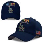 2026 Dodgers Autism Accept Understand Love America Hat