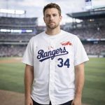 2026 Giveaway Texas Rangers Nolan Ryan Bloody Lip Jersey