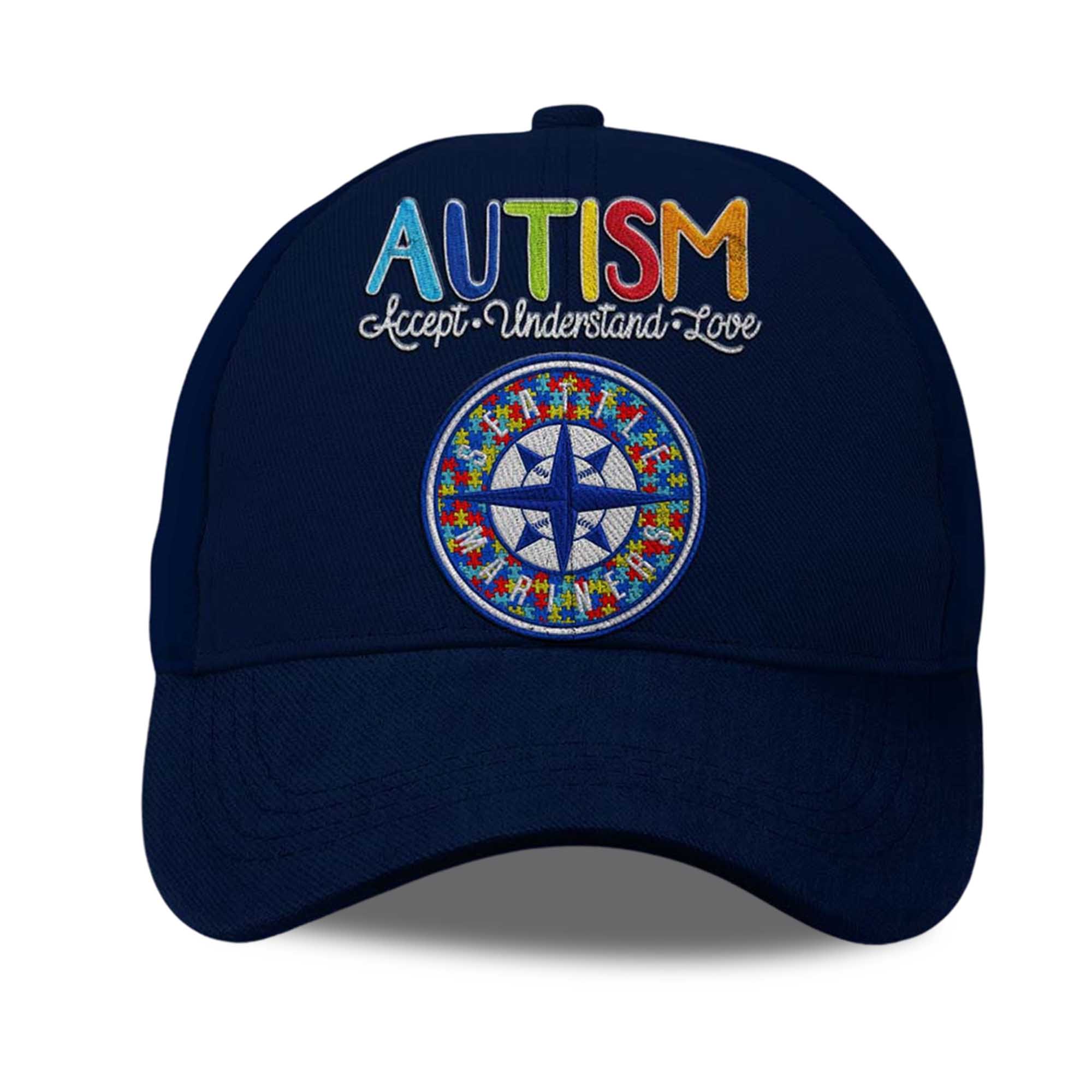 2026 Mariners Autism Accept Understand Love America Hat 2 2026 Mariners Autism Accept Understand Love America Hat 2