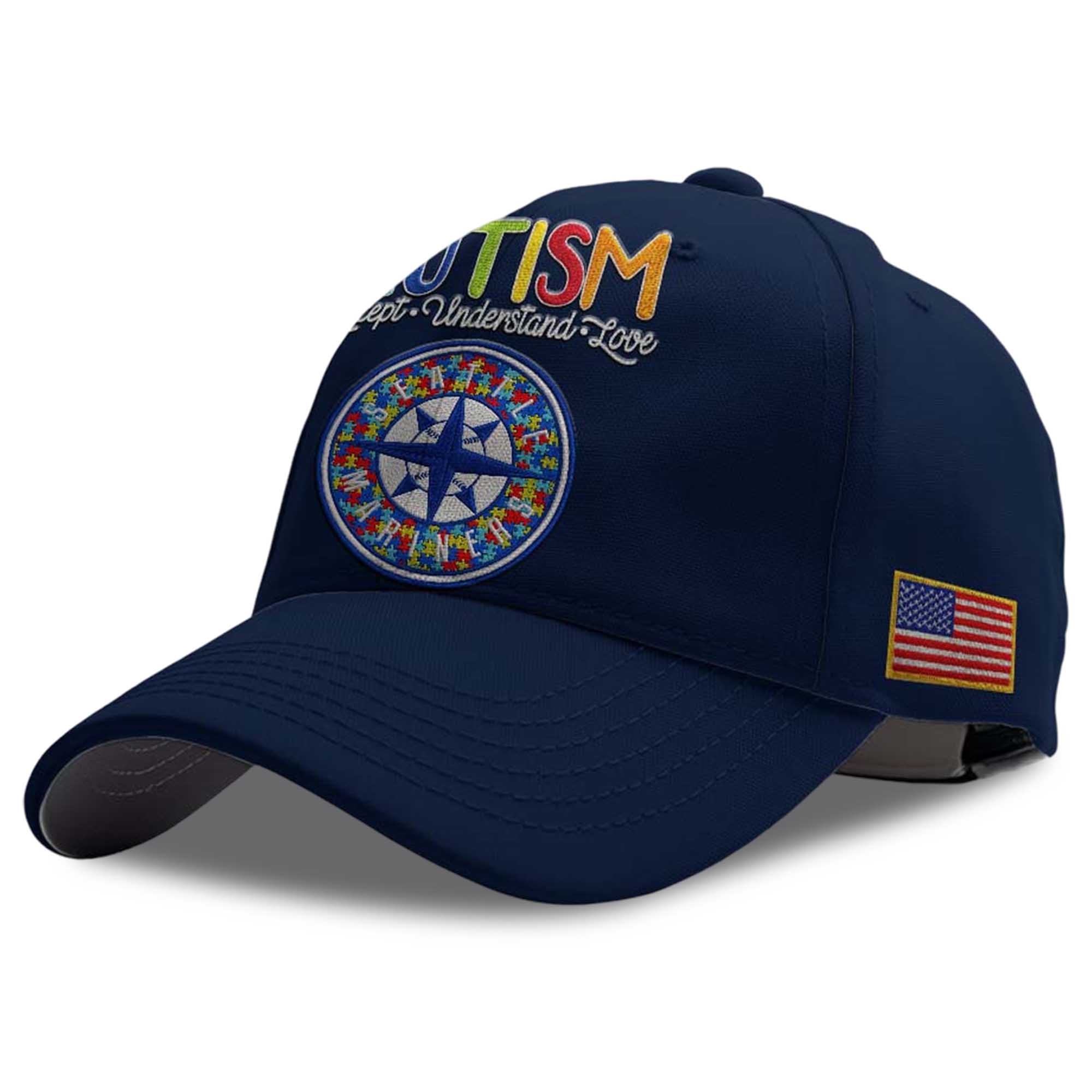2026 Mariners Autism Accept Understand Love America Hat 3 2026 Mariners Autism Accept Understand Love America Hat 3