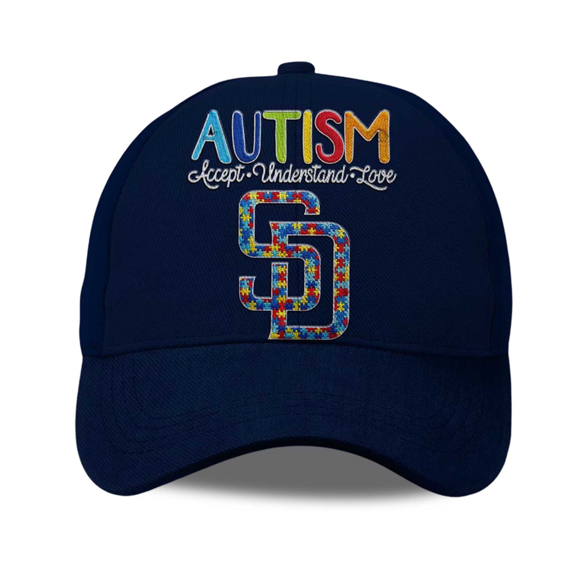 2026 Padres Autism Accept Understand Love America Hat 2 2026 Padres Autism Accept Understand Love America Hat 2