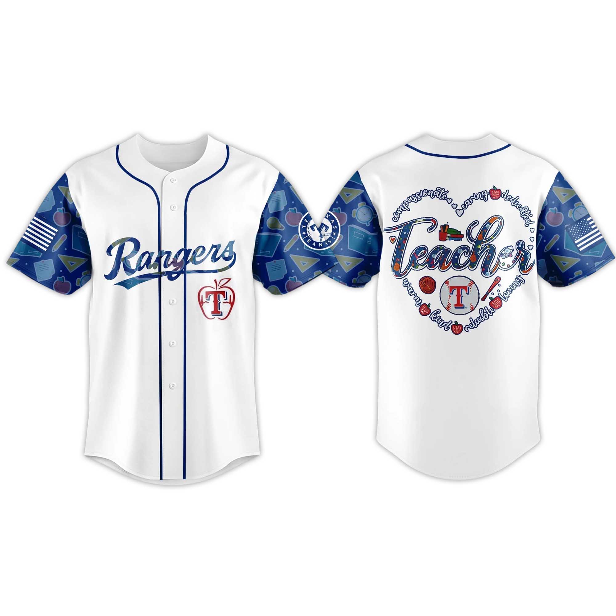 2026 Rangers Teacher Appreciation Night Jersey 2026 Rangers Teacher Appreciation Night Jersey