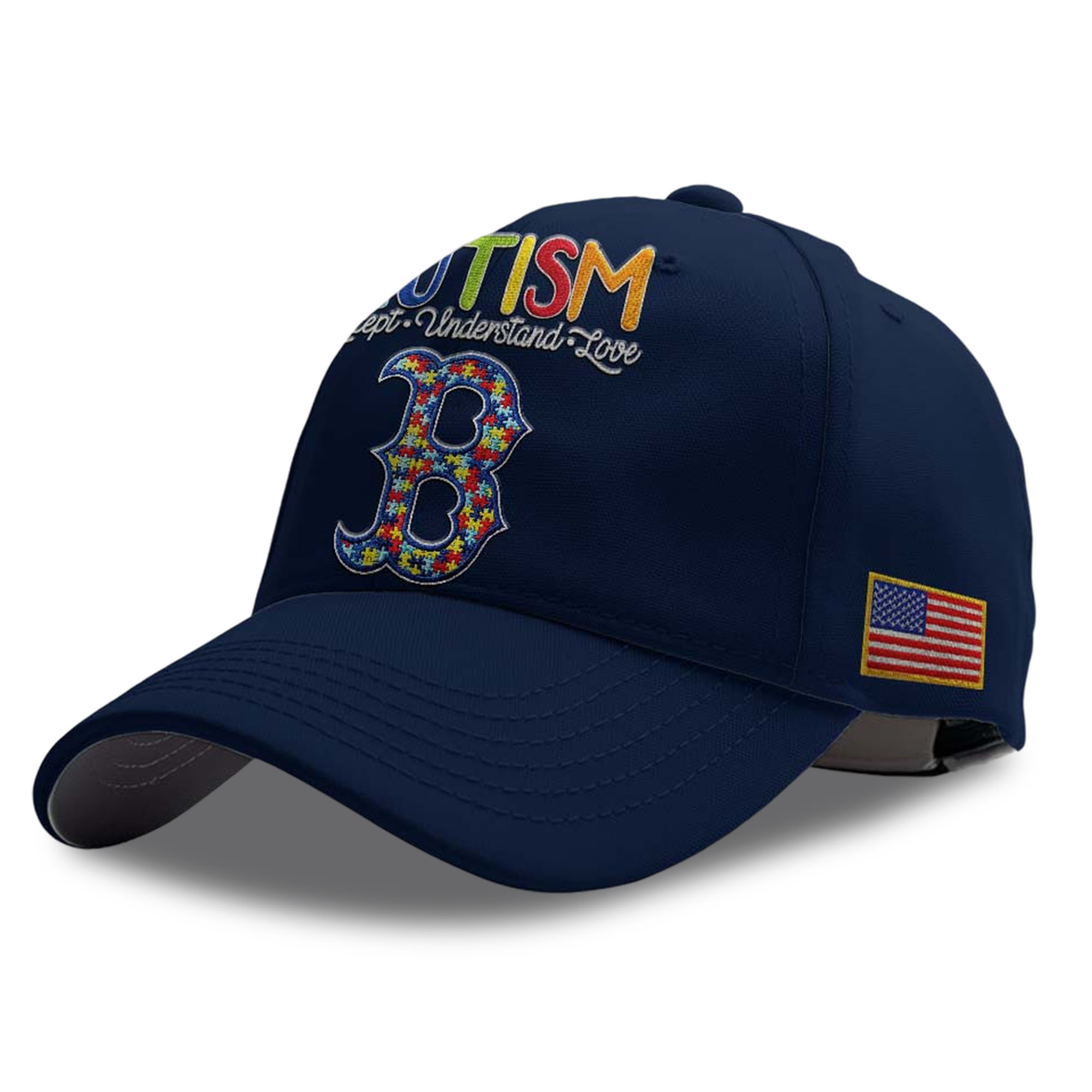 2026 Red Sox Autism Accept Understand Love America Hat 2 2026 Red Sox Autism Accept Understand Love America Hat 2