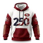 49ers America’s 250th Anniversary Waffle Hoodie