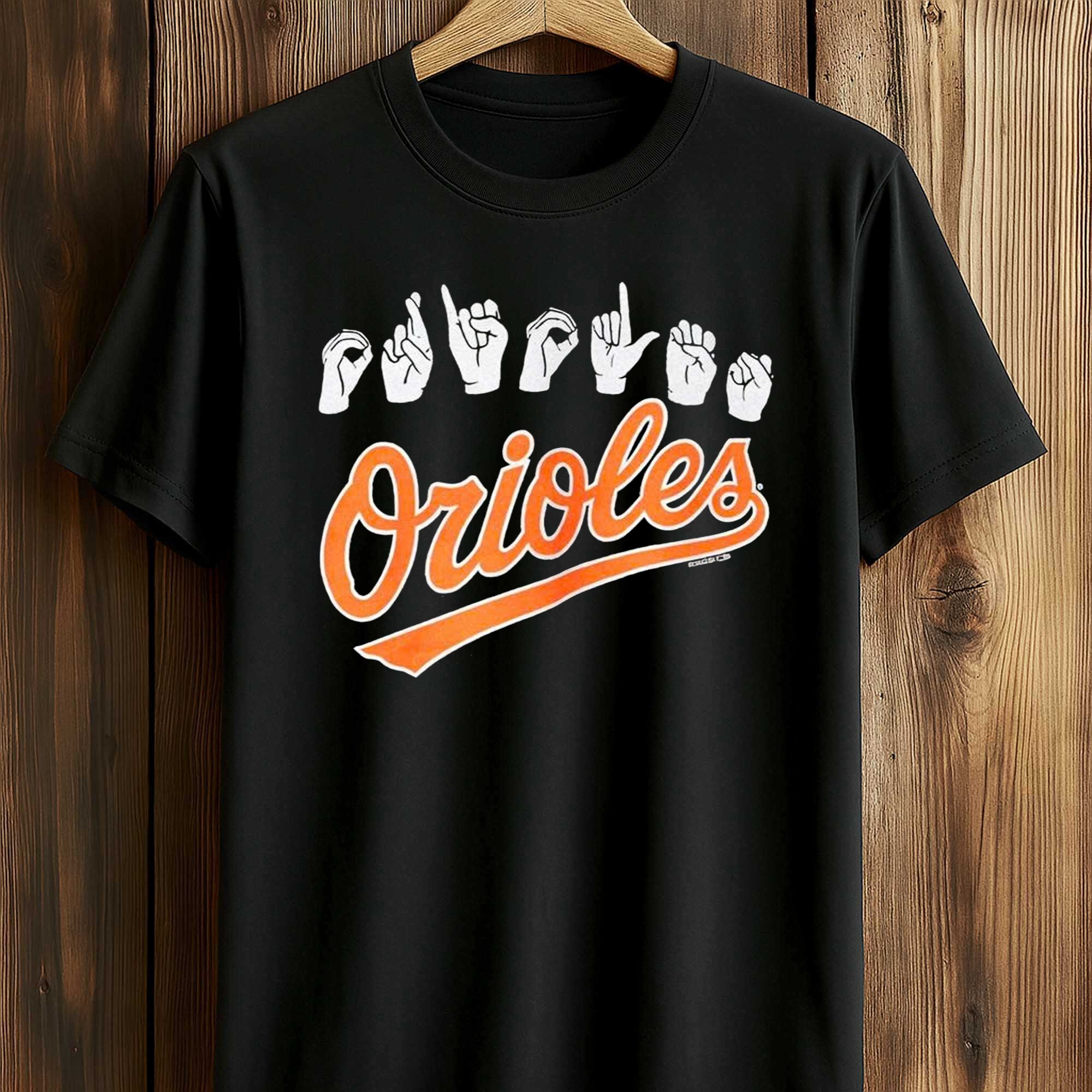 American Sign Language ASL Orioles Shirt American Sign Language ASL Orioles Shirt