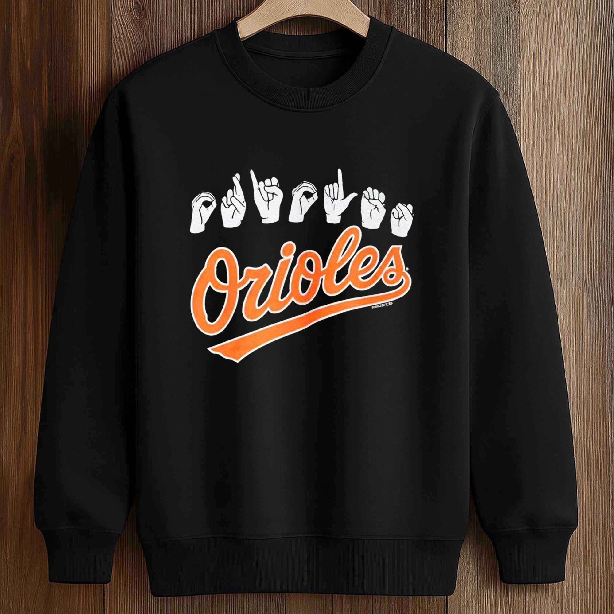 American Sign Language ASL Orioles Shirt 3 American Sign Language ASL Orioles Shirt (3)