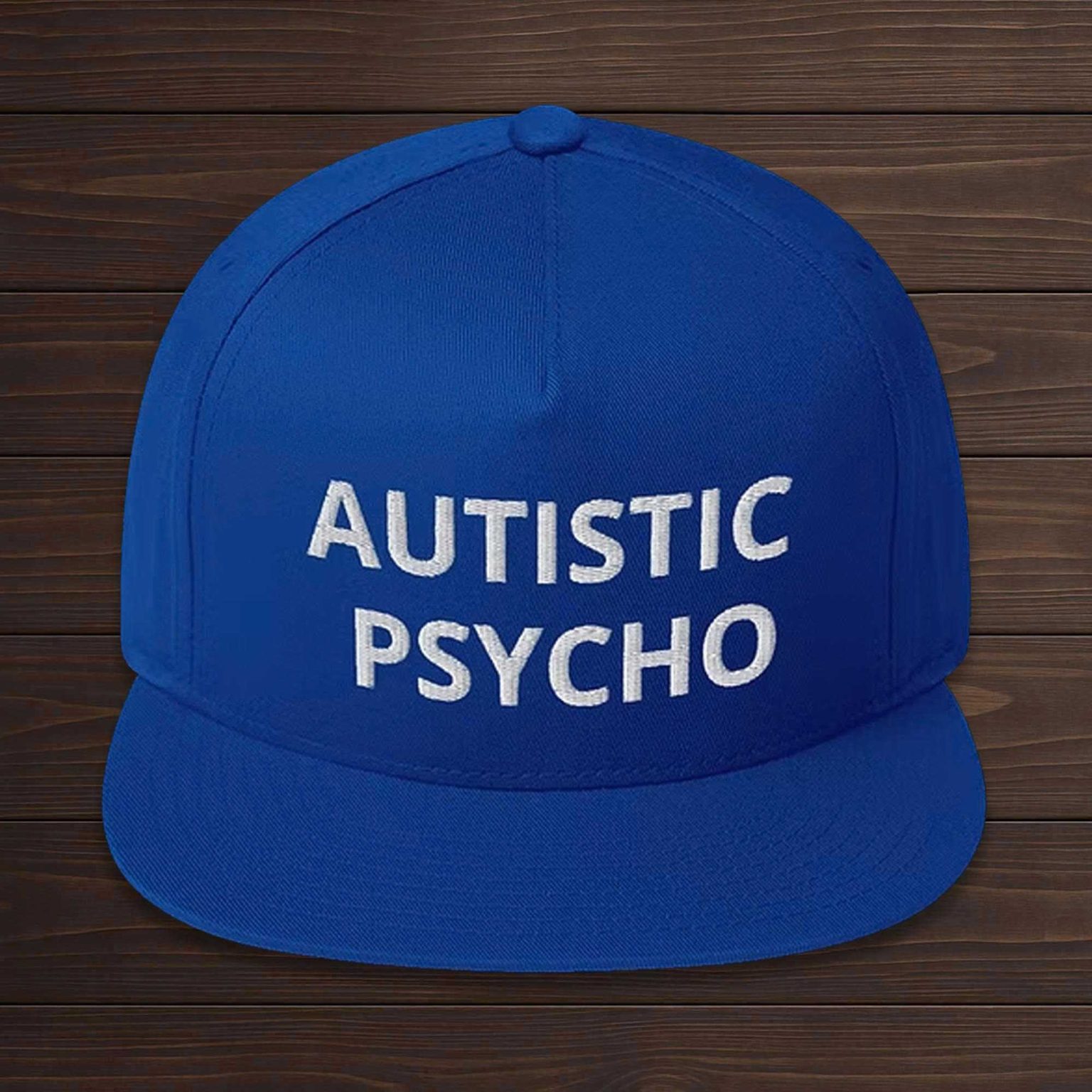 Autistic Psycho Blue Hat